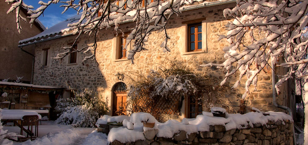 vacances hiver en Ubaye avec neige